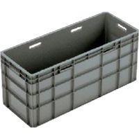 三菱ケミカル ヒシ TP型コンテナ W838×D335×H381 グレー TP-384L GY 1個 136-4768（直送品）