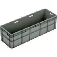 三菱ケミカル ヒシ TP型コンテナ W1005×D335×H288 グレー TP-393L GY 1個 136-4778（直送品）