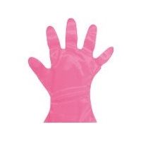 東京硝子器械 TGK カラーマイジャスト手袋 桃 S 200枚入 622-23-75-32 1箱(200枚) 184-5510（直送品）