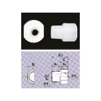 東京硝子器械 TGK 異径ブッシュ PT1/4×PT1/4NPT 5個入 457-17-81-24 1袋(5個) 186-0817（直送品）