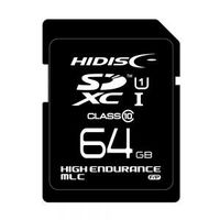 HIDISC 産業用SDカード MLCチップ採用 高耐久 SDXCカード 64GB HDSDHC64GMLPJP3（直送品）
