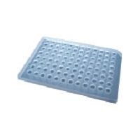 東京硝子器械 TGK PCRプレート ハーフスカート 十入 768-23-31-31 1箱(10個) 185-2150（直送品）