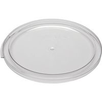 CAMBRO 丸型コンテナーカバー/クリアー RFSCWC12 1個 253-4294（直送品）