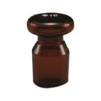 東京硝子器械 TGK 透明共通平栓 茶褐色 共通9 121-13-76-11 1個 189-5672（直送品）