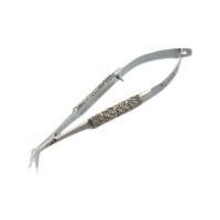 東京硝子器械 TGK マイクロ剪刀 100mm 直刀 横アングル 990-57-49-94 1本 183-8300（直送品）