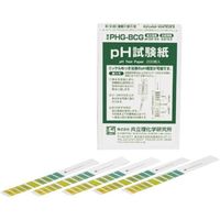 東京硝子器械 TGK pH試験紙 BCG 200枚入 211-44-33-81 1箱(200枚) 190-5301（直送品）