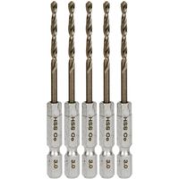 藤原産業 SK11 六角軸コバルトステンレスドリル 3.0mm 5pcs 231850 1セット(3組)（直送品）