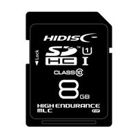 HIDISC 産業用SDカード MLCチップ採用 高耐久 SDHCカード 8GB HDSDHC8GMLPJP3 1個（直送品）