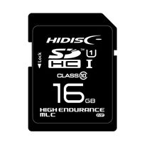 HIDISC 産業用SDカード MLCチップ採用 高耐久 SDHCカード 16GB HDSDHC16GMLPJP3 1個（直送品）
