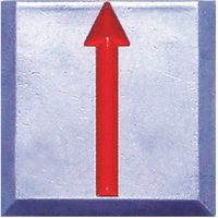 エス・ティ・エス STS 境界用標示板(貼付用)SHー5 (10枚入) SH-5 1袋(10枚) 807-2517（直送品）