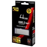 HIDISC 産業用/業務用USBメモリ スライド式 長寿命USB(pSLC)USB3.2 Gen1対応4GB HDUF127S4GPS3 1個（直送品）