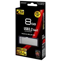 HIDISC 産業用/業務用USBメモリ スライド式 長寿命USB(pSLC)USB3.2 Gen1対応8GB HDUF127S8GPS3 1個（直送品）