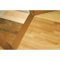 シクロケア バリアフリーレール　フラットタイプ　12cm幅　長さ400cm ダークオーク BF120-4000-DO 1本（直送品）