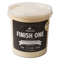 ワンウィル FINISH ONE 珪藻土 5kg ベージュ209306　1缶（直送品）