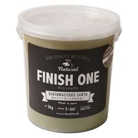 ワンウィル FINISH ONE 珪藻土 5kg カーキ209315　1缶（直送品）