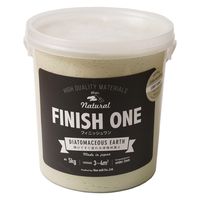 ワンウィル FINISH ONE 珪藻土 5kg ライトカーキ209316　1缶（直送品）
