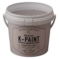 ワンウィル K-PAINT 珪藻土 1.5kg グレー209342　1缶（直送品）