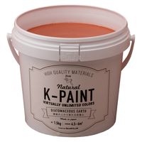 ワンウィル K-PAINT 珪藻土 1.5kg テラコッタ209345　1缶（直送品）