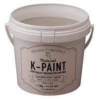 ワンウィル K-PAINT 珪藻土 1.5kg モスグレー209351　1缶（直送品）