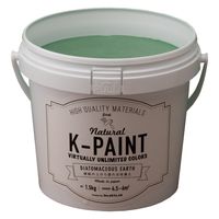 ワンウィル K-PAINT 珪藻土 1.5kg グリーン209356　1缶（直送品）