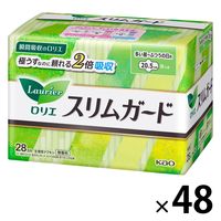 花王 ロリエ　スリムガード　多い昼～ふつうの日用　羽つき２８コ  3ケース（28枚×48個）254252