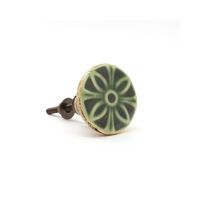 杉田エース CLOVERセラミックノブ ダークグリーン CXM955466 1セット(20個)（直送品）