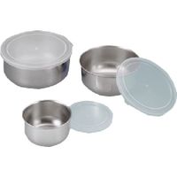 東京硝子器械 TGK 丸形シール容器 SUS304製 浅ー大 419-32-03-46 1個 185-8642（直送品）