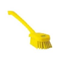 東京硝子器械 TGK ロングハンドルブラシ ハード 4186 黄 232-52-33-49 1本 191-4891（直送品）