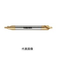 彌満和製作所 ロングシャンクチタンコーティング強ねじれ溝A形90°センタ穴ドリル CE-QLVL1502.5X90X8 1本（直送品）