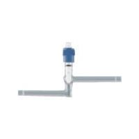 東京硝子器械 TGK 高真空グリースレスバルブ Y型溝付き 8φ 000-09-71-07 1個 190-6372（直送品）