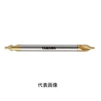 彌満和製作所 ロングシャンクチタンコーティング強ねじれ溝A形60°センタ穴ドリル CE-SLVL100