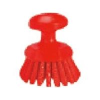 東京硝子器械 TGK ハンドブラシ 丸 ハード 3885 赤 232-52-31-72 1個 191-1672（直送品）