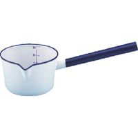 東京硝子器械 TGK ホーロー ひしゃく 2L 口付き 021-33-22-03 1本 191-1221（直送品）