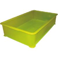 東京硝子器械 TGK 半透明カラー番重 小型A型 イエロー 094-56-92-75 1個 189-0844（直送品）