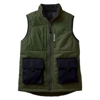 サンエス 雷神ウォームベスト 47Dグリーン M BO32170 1着（直送品）