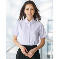 半袖ブラウス 17号 ラベンダー GBSL-2359-J1 1着 サーヴォ（直送品）