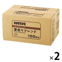 【ドリップコーヒー】ドトールコーヒー カフェタイム ドリップパック 深煎り 2箱（200袋入）アスクル・ロハコ限定  オリジナル