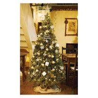 ストア・エキスプレス バリュークリスマスツリーセット ゴールド 高さ180×幅92cm 28975-102 1セット 38-22-2-1（直送品）