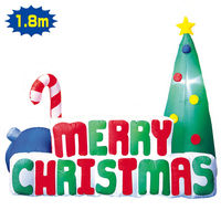 ポップギャラリー（POPGALLERY） エアブロー クリスマスサイン（高さ：H180cm） TE5-4127 1台（直送品）