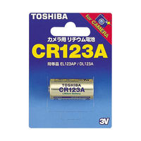 東芝 カメラ用リチウム電池 CR123A 07-3011 1個（直送品）