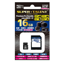 SUPER TALENT microSDカード 16GB Class10 11-0176 1個（直送品）