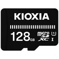 キオクシア microSDXCメモリカード UHS-I 128GB ベーシックモデル 11-1083 1個（直送品）