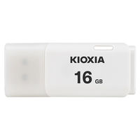 キオクシア USBフラッシュメモリ USB2.0 16GB ホワイト U202 11-1088 1個（直送品）
