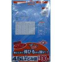 大日産業 ハイブリッドごみ袋４５Ｌごみ袋青３０枚 HBー302 1箱（750枚入）（直送品）