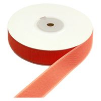 日本紐釦 ベルクロ面ファスナー 縫い付けタイプ 巾25mm 徳用5m巻 B(ループ) 1311オレンジ（直送品）