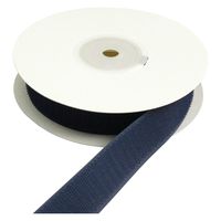 日本紐釦 ベルクロ面ファスナー 縫い付けタイプ 巾25mm 徳用5m巻 A(フック) 1968ネイビー（直送品）