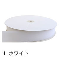 日本紐釦 ベルクロ 面ファスナー B[メス] 50mm巾×25m巻 白 F11-BER50-25B-1（直送品）