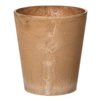 amabro アートストーン ラウンド ベージュ 10cm 295328 1個（直送品）