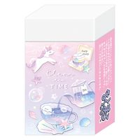 カミオジャパン まとまる消しゴム CLEAR TEA TIME 1個