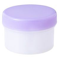 軟膏容器 軟膏壺（つぼ ツボ） 丸底 増量タイプ60mL（50g処方時使用サイズ） パープル（紫） 1袋（20個入） オリジナル